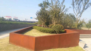 柳州耐候钢挡土墙